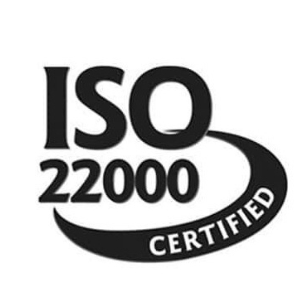 ISO 22000 Certified